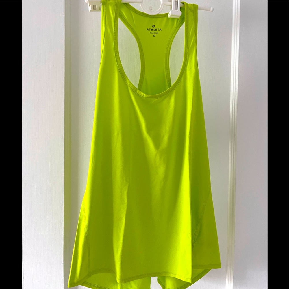 Athleta medium yellow tank